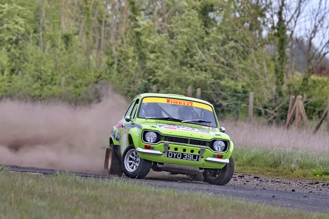 Jeremy and Alex Harris are all revved up for the Hills Ford Stages. Photo: PAUL MITCHELL PHOTOGRAPHY