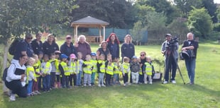 TV crew drops in on Ross Community Garden