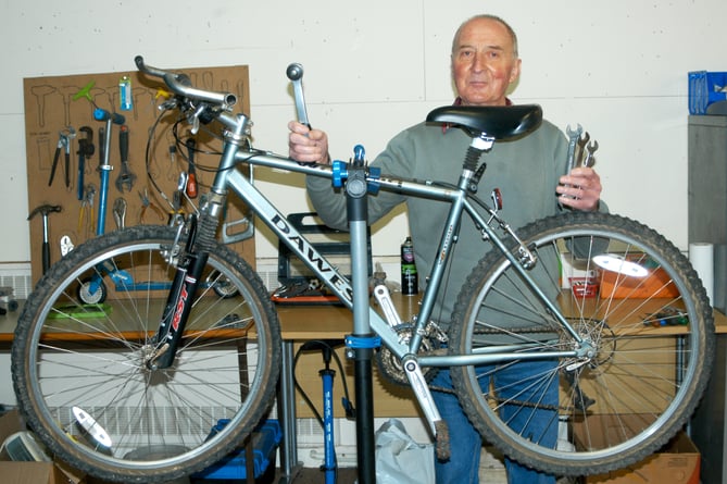 Man and bike