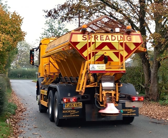 Gritters get a dry run ahead of winter 