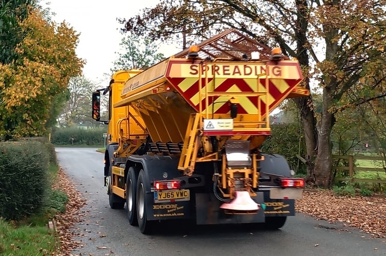 Gritting lorry