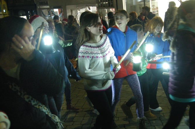 Torchlight procession