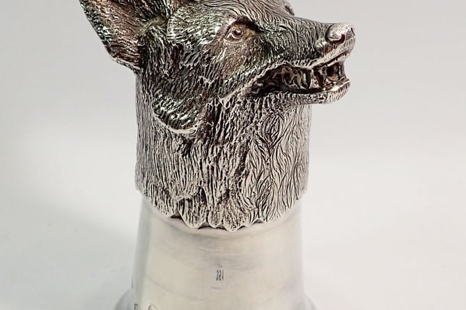 Fox Head Silver Stirrup Cup