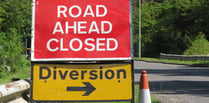 A40 westbound closed to traffic on Friday evening