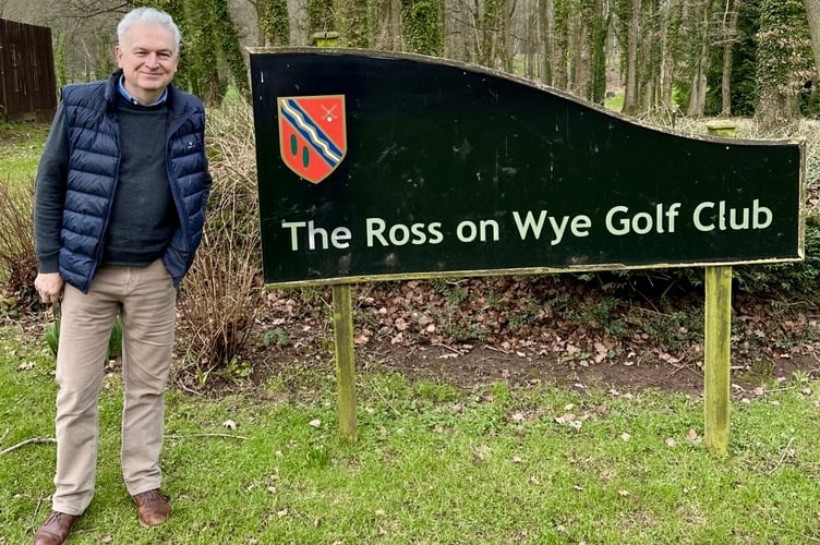 Ross Golf Club's Steve Sanders won the '3 Clubs and a Putter' competition 