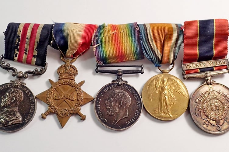 WWI Military Medal Set