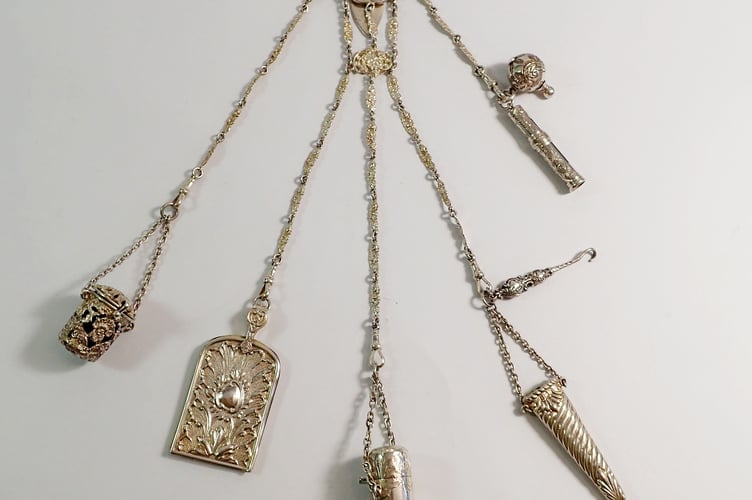 Art Nouveau Chatelaine