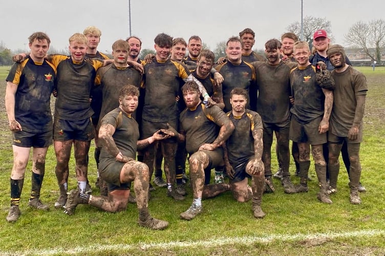 Newent RFC's Phoenix team were muddied but unbowed after a 17-5 win