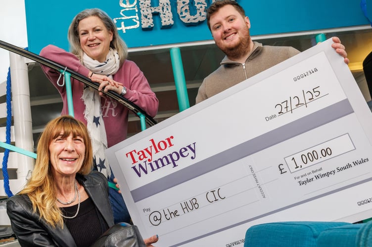 Taylor Wimpey donation @ the HUB, Ross-on-Wye

